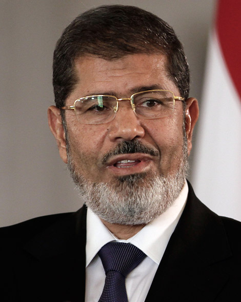 Mohamed Morsi, primer presidente de Egipto electo democráticamente, además del primer civil.Fuente: TIME