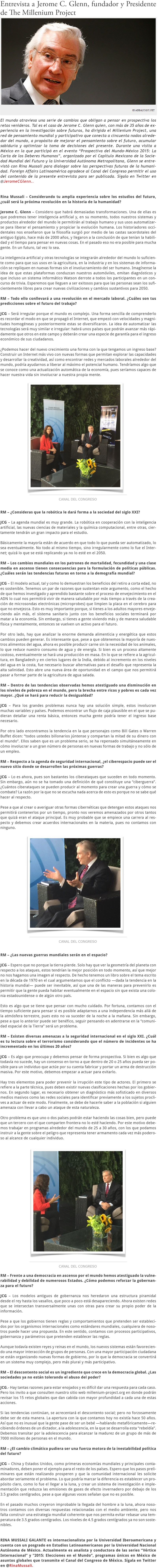 UNA MIRADA AL MUNDO DEL FUTURO